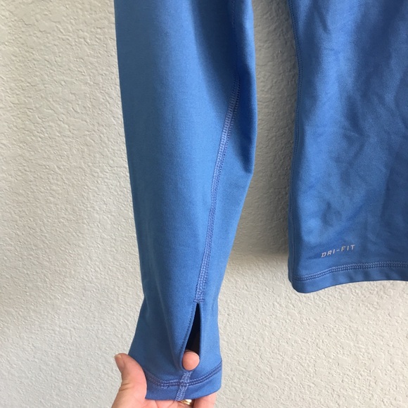 Nike Dri-Fit Periwinkle Pullover Athletic Jacket - Picture 3 of 7